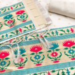 Panzora cotton silk embellished salwar suit material