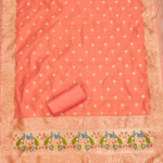 Banarasi silk unstitched salwar suit