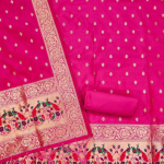 Banarasi silk unstitched salwar suit
