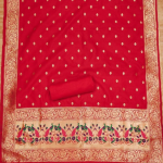 Banarasi silk unstitched salwar suit