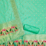 Banarasi silk unstitched salwar suit