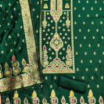 Banarasi silk unstitched suit