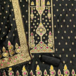Banarasi silk unstitched suit