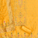 Banarasi silk unstitched suit