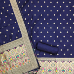 Banarasi silk Unstitched Suit Material