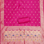 Banarasi silk Unstitched Suit Material