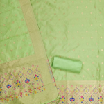 Banarasi silk Unstitched Suit Material