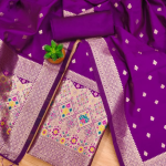 Banarasi silk Unstitched Suit Material