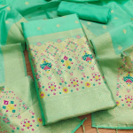 Banarasi silk Unstitched Suit Material