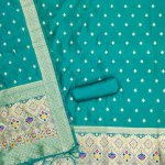 Banarasi silk Unstitched Suit Material