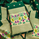 Banarasi silk Unstitched Suit Material