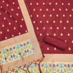 Banarasi silk Unstitched Suit Material