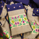 Banarasi silk Unstitched Suit Material