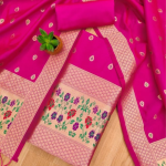 Banarasi silk Unstitched Suit Material