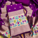 Banarasi silk Unstitched Suit Material