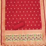 Banarasi silk Unstitched Suit Material