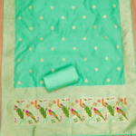 Banarasi silk Unstitched Suit Material
