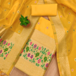 Banarasi silk Unstitched Suit Material