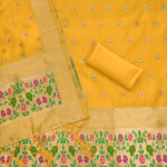 Banarasi silk Unstitched Suit Material