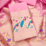 Banarasi silk Unstitched Suit