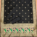 Banarasi silk Unstitched Suit