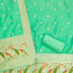 Banarasi silk Unstitched Suit