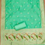 Banarasi silk Unstitched Suit