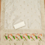 Banarasi silk Unstitched Suit