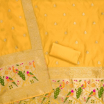 Banarasi silk Unstitched Suit