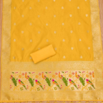 Banarasi silk Unstitched Suit