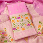 Banarasi silk Unstitched Suit Material
