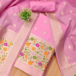 Banarasi silk Unstitched Suit Material