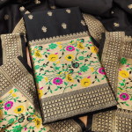 Banarasi silk Unstitched Suit Material