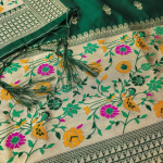 Banarasi silk Unstitched Suit Material