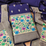 Banarasi silk Unstitched Suit Material