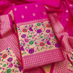 Banarasi silk Unstitched Suit Material