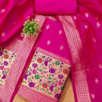 Banarasi silk Unstitched Suit Material