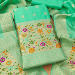 Banarasi silk Unstitched Suit Material