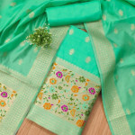 Banarasi silk Unstitched Suit Material