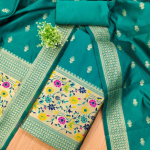 Banarasi silk Unstitched Suit Material