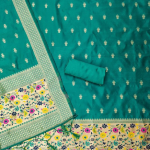 Banarasi silk Unstitched Suit Material