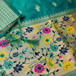 Banarasi silk Unstitched Suit Material