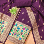 Banarasi silk Unstitched Suit Material