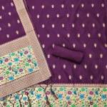 Banarasi silk Unstitched Suit Material