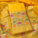 Banarasi silk Unstitched Suit Material