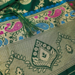 Pure Zari Silk Suit Dress Material for Woman