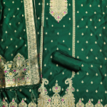 Pure Zari Banarasi Silk Suit Kashmiri Work Dress Material for Woman