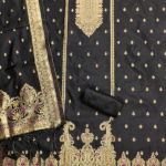 Pure Zari Banarasi Silk Suit Kashmiri Work Dress Material for Woman