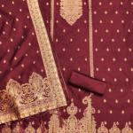 Pure Zari Banarasi Silk Suit Kashmiri Work Dress Material for Woman