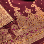 Pure Zari Banarasi Silk Suit Kashmiri Work Dress Material for Woman